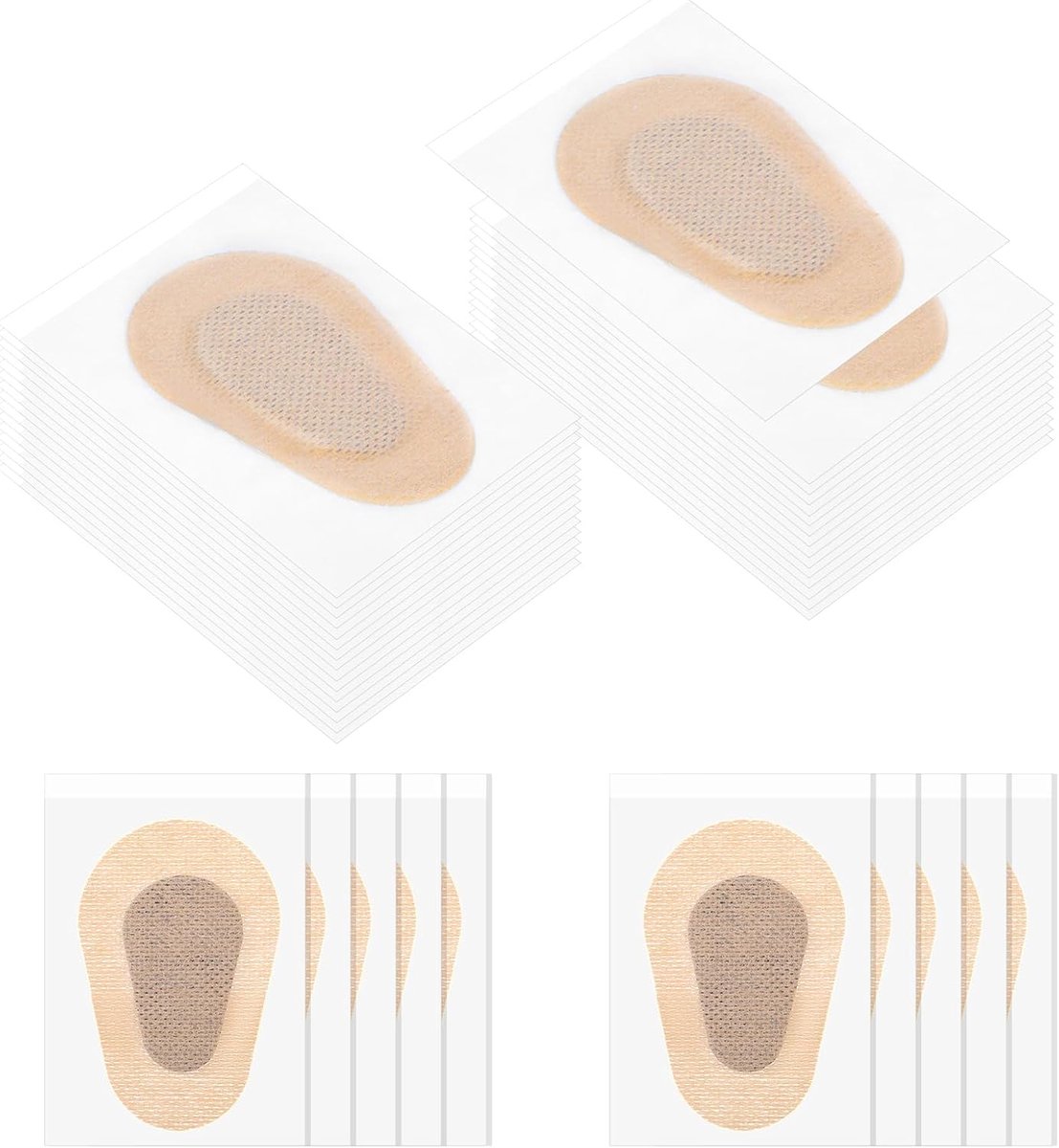 SnelShoppen - 40PCS Zelfklevende Oogpleisters - Wegwerpbare Ademend Oogpads - Slapen Oogmasker voor Volwassenen, Meisjes, Jongens - Orthopedisch Licht