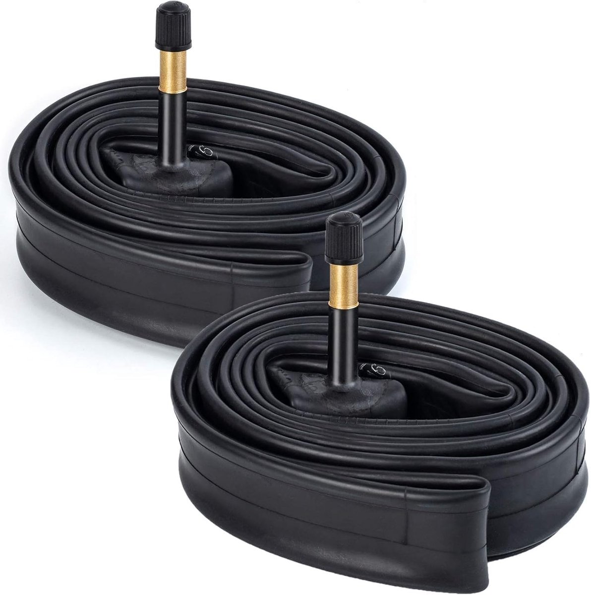 SnelShoppen - 2Pcs 29" Fietskamers 29x1.75/2.125 met AV48mm Schrader Ventiel - Duurzaam Butyl Rubber - Geschikt voor 29" Fietsbanden - Fietsonderdelen