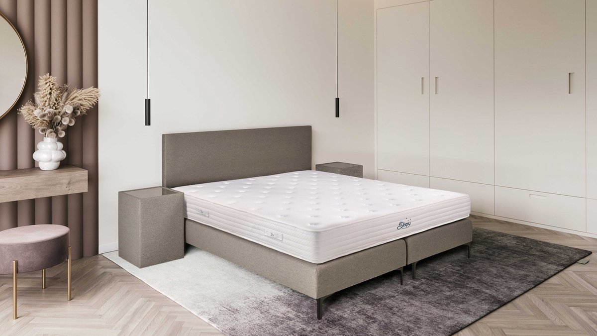 Sleepy Superior Firm Matras 180x200 cm - Pocketvering - 5 Zones - 28cm