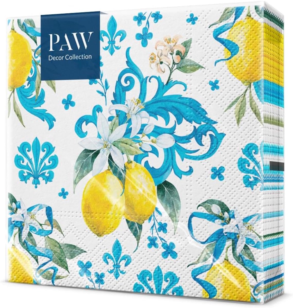 SnelShoppen - Multicolour Papieren Servetten 20 Stuks | 33 x 33 cm | Perfect Voor Feesten, Verjaardagen & Picknicks | Decoratieve Wegwerpservetten - S