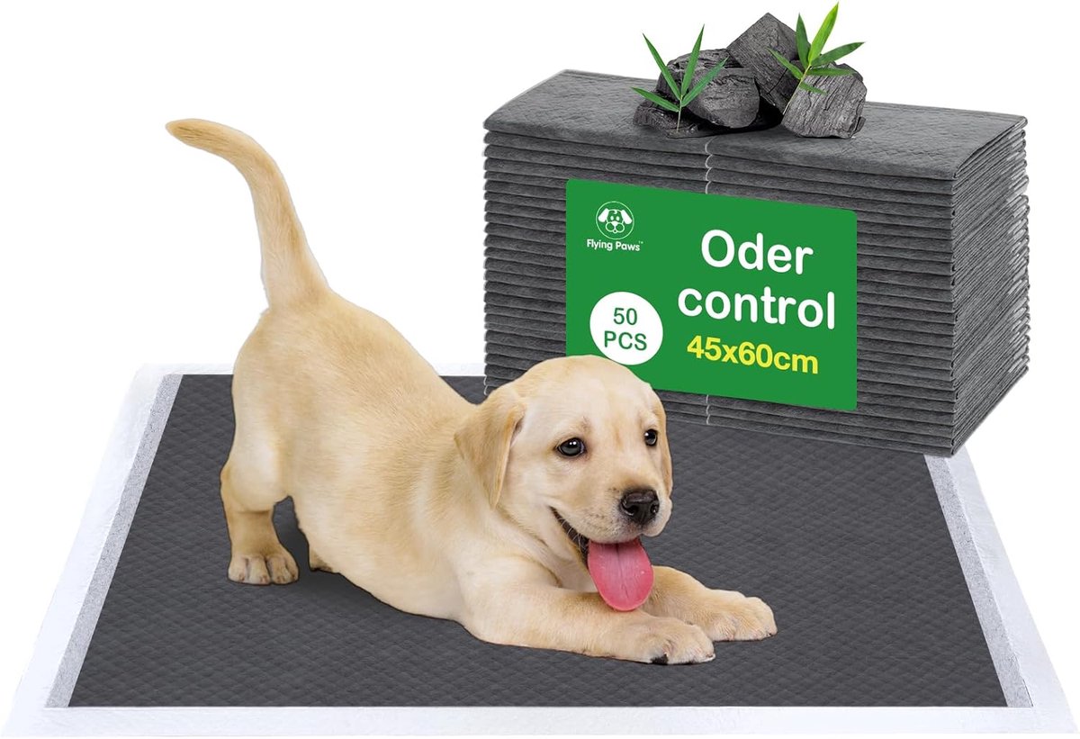 SnelShoppen - Training Mats, Wegwerp Puppy Mats, Super Absorberend en Lekvrij, Honden Plas Mat met Geactiveerd Koolstof, Puppy Pads voor Training, 45