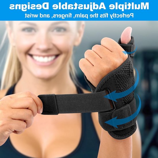 Duimbandage voor peesschedeontsteking en artrose - Ondersteuning voor duim en pols, sport en dagelijkse activiteiten — afbeelding 4