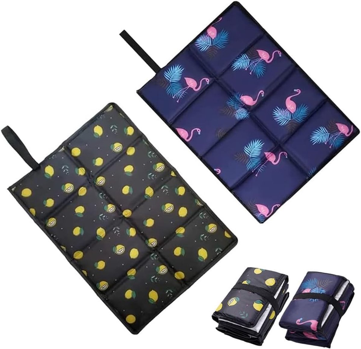 SnelShoppen - Pack van 2 Kinderzitkussens Vouwbaar Waterproof Draagbaar Zitkussen Buiten Speeltuin Tuin Stadion Jagen Kamperen Wandelen Picknick