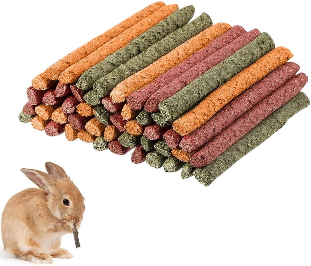 SnelShoppen – 20 stuks Kauwspeelgoed voor Konijnen, Cavia’s, Chinchilla’s, Hamsters – Natuurlijke Luzerne Hooi Sticks in 4 Smaken, Rijk aan Vezels, Id SnelShoppen – 20 stuks Kauwspeelgoed voor Konijnen, Cavia’s, Chinchilla’s, Hamsters – Natuurlijke Luzerne Hooi Sticks in 4 Smaken, Rijk aan Vezels, Id