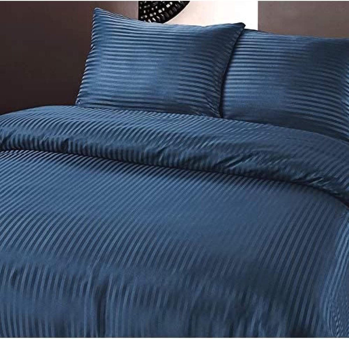 SnelShoppen - Duvet Cover Set 200x200/220 cm - Modern Bedlinnen - Lichtgewicht Microfibre - Inclusief 2 Kussenslopen 60x70 - Blauwe Kleur - Anti-Aller