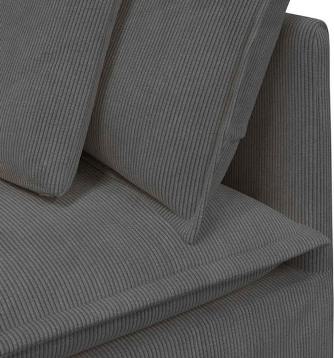 Modulaire Hoekbank – Modulaire Bank – Banken – Hoekbank – Zithoek – Donkergrijs – Corduroy