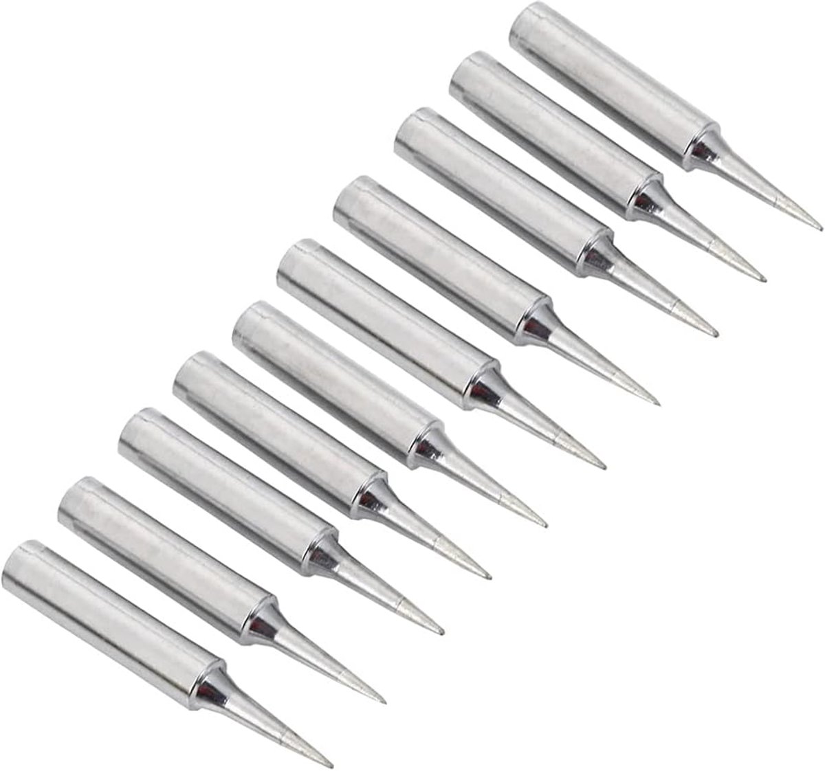 SnelShoppen - 10 Stuks 900M-T-I Soldering Tips Set - Vervangende Soldering Iron Tips - Hoge Warmtebestendigheid - Professionele Soldering Station Tool