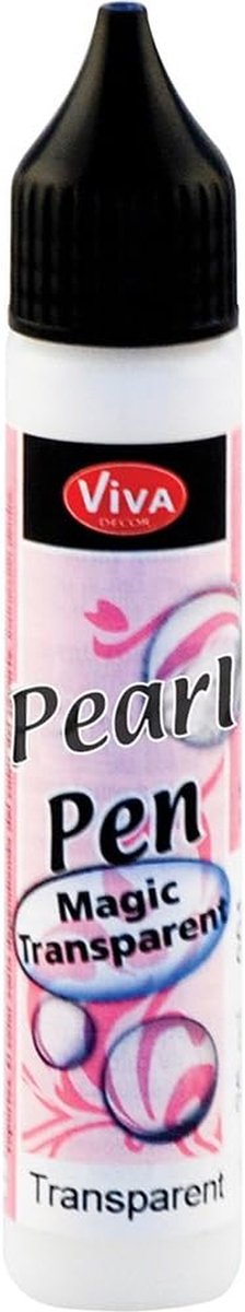 Parels Pen - Parel Maker - Textiel Versieren - Waterbestendig - 25 ml - Transparant