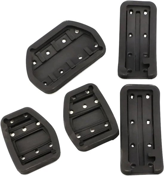 Pedaalhoezen Auto - Auto Pedaal Covers - Veiliger Rijden - Antislip Oppervlak - 2 Stuks - Zilver — afbeelding 3