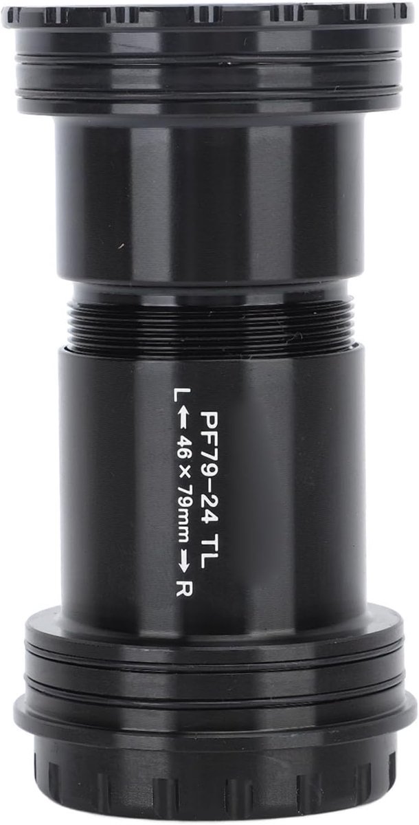 Fiets trapas - Trapas fiets Bottom bracket - Fietsen verbeteren - Aluminiumlegering - 24 mm - Zilver