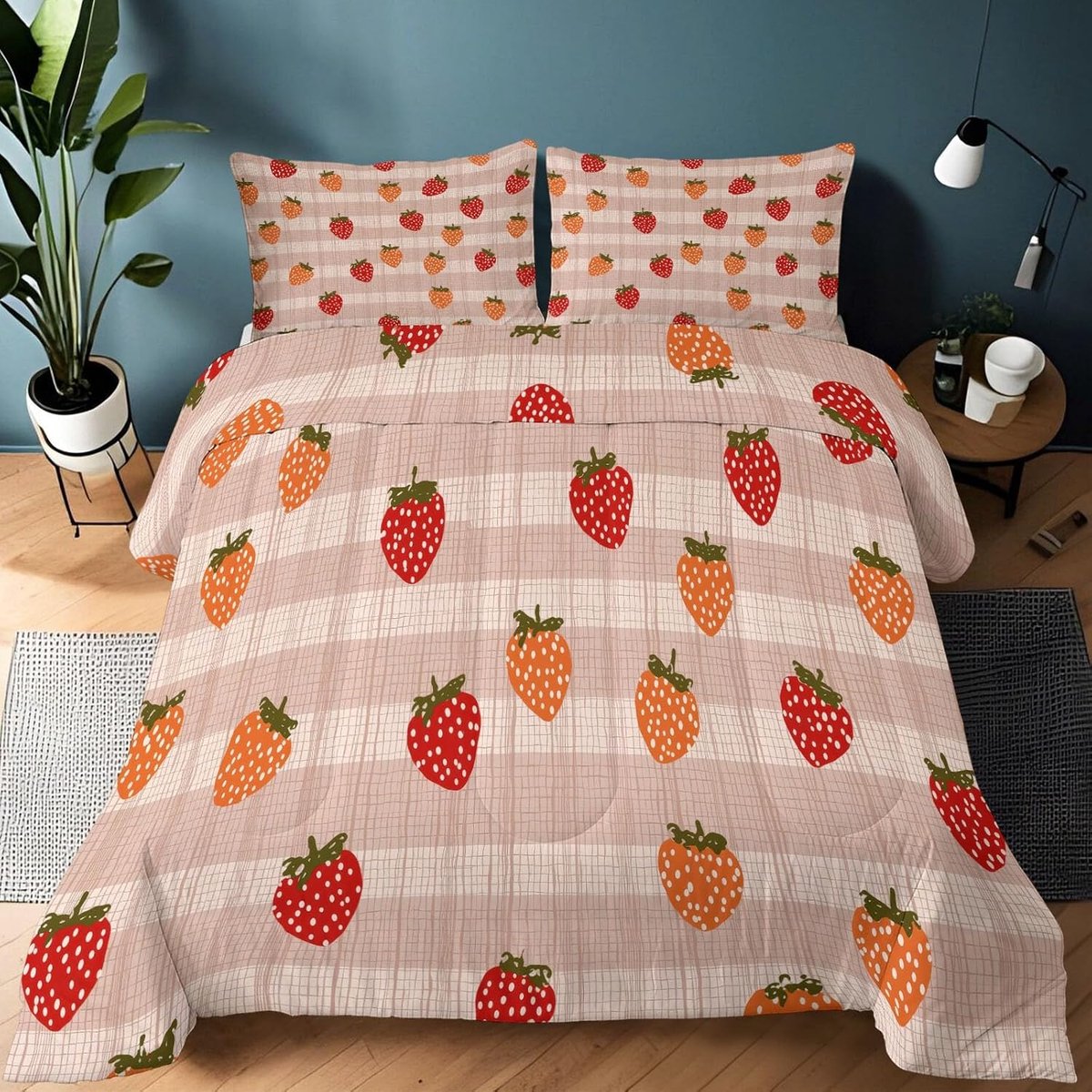 Dekbed Set - Dekbed met sloop - Heerlijk Slapen - Omkeerbaar Ontwerp - 135 x 200 cm - Grij