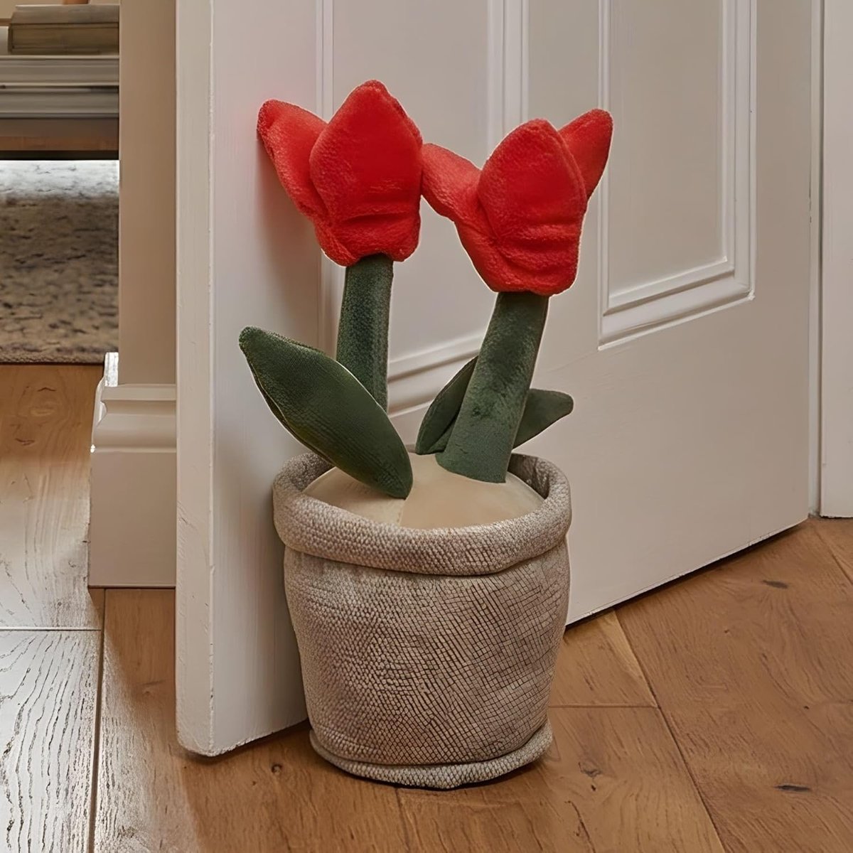 Deurstopper Tulpen - Deurvastzetter Raamstopper - Deuren Open Houden - Origineel Design - 20 cm Hoog - Meerkleurig