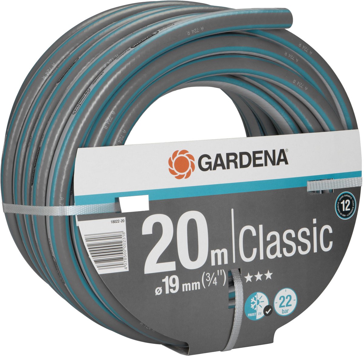 Gardena Classic Tuyau d'arrosage - Ø 19 mm (3/4) - 20 m
