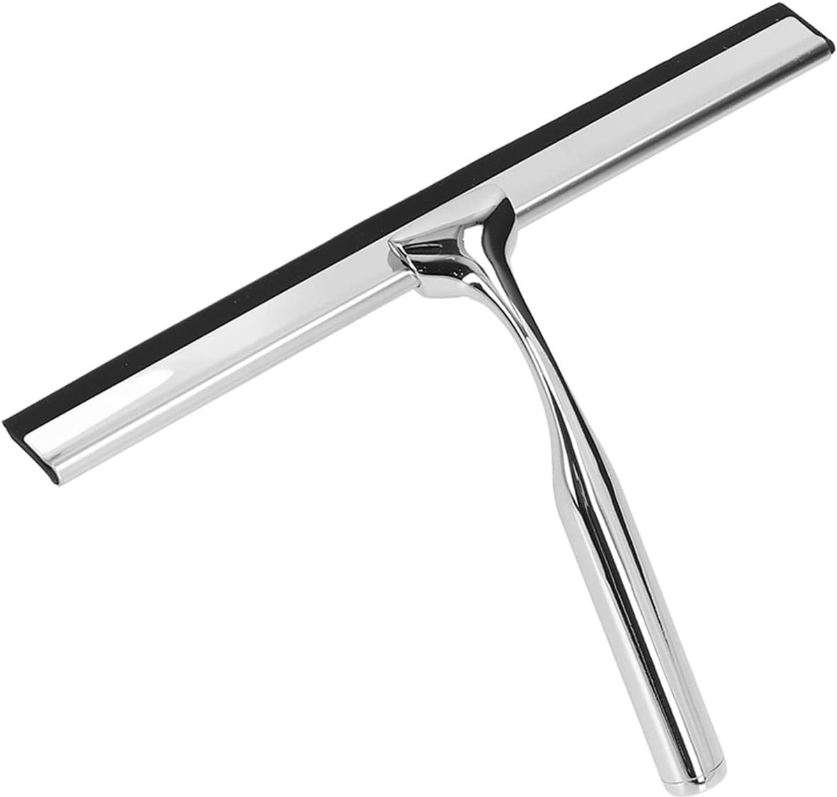 Douche Wisser - Glasreiniger - Streeploos Reinigen - Met Ophanghaak - 21 cm - Zilver