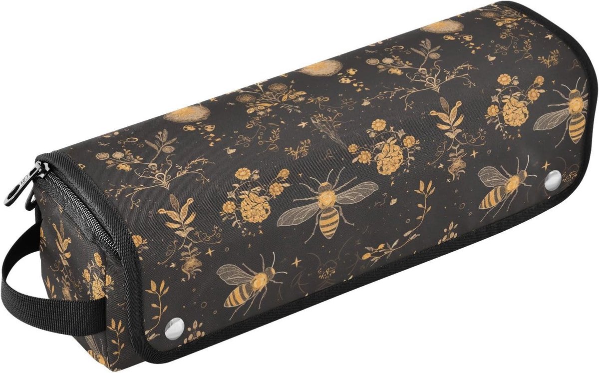 Reistas Haargereedschap - Opbergtas Stijltang - Reizen en Opslag - Hittebestendige Mat - 37 x 31.5 x 7.6 cm