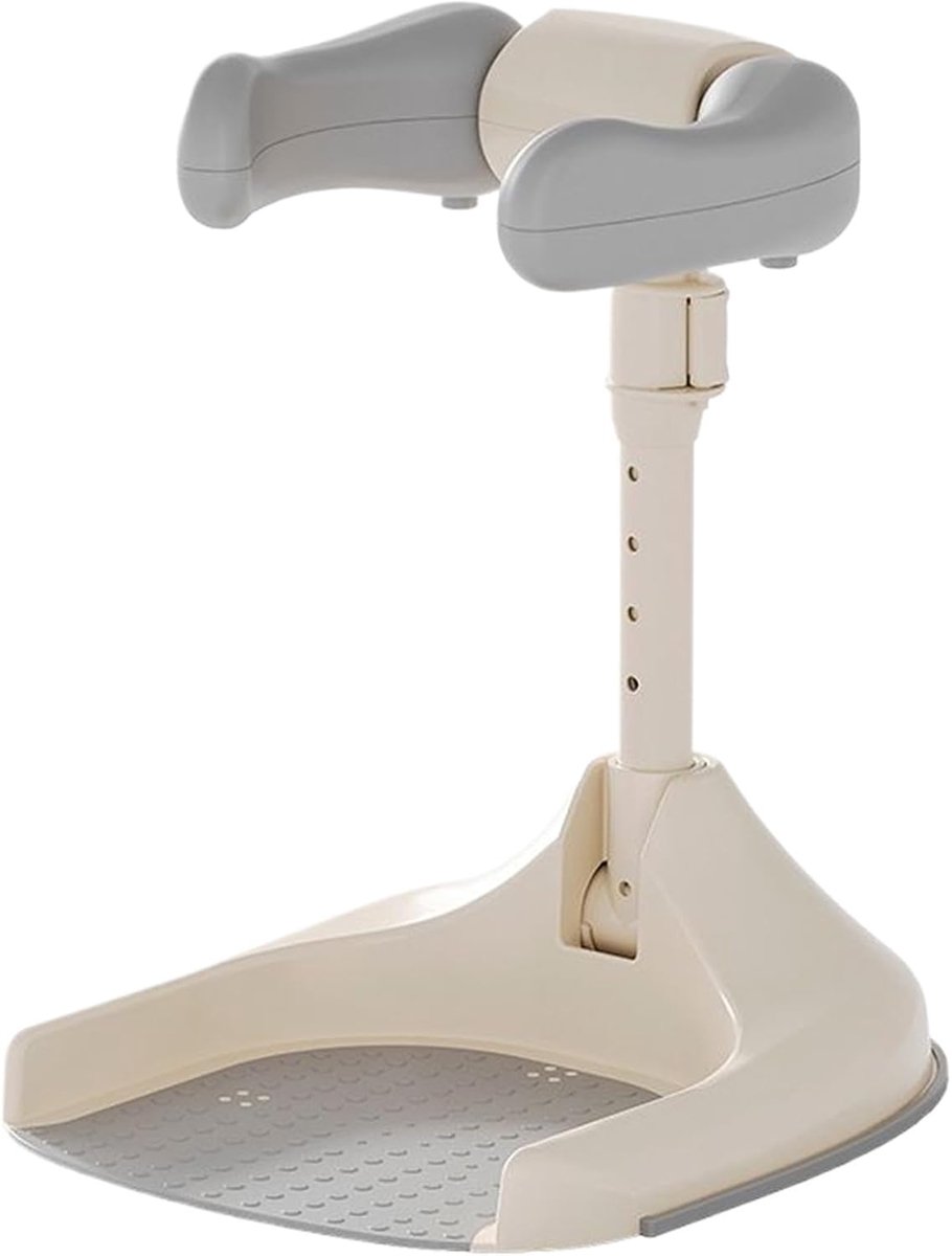 Baby Douche Stand - Badondersteuning Peuter - Veilig Baden - Groeigericht Ontwerp - 39 x 33.5 x 54 cm - Wit