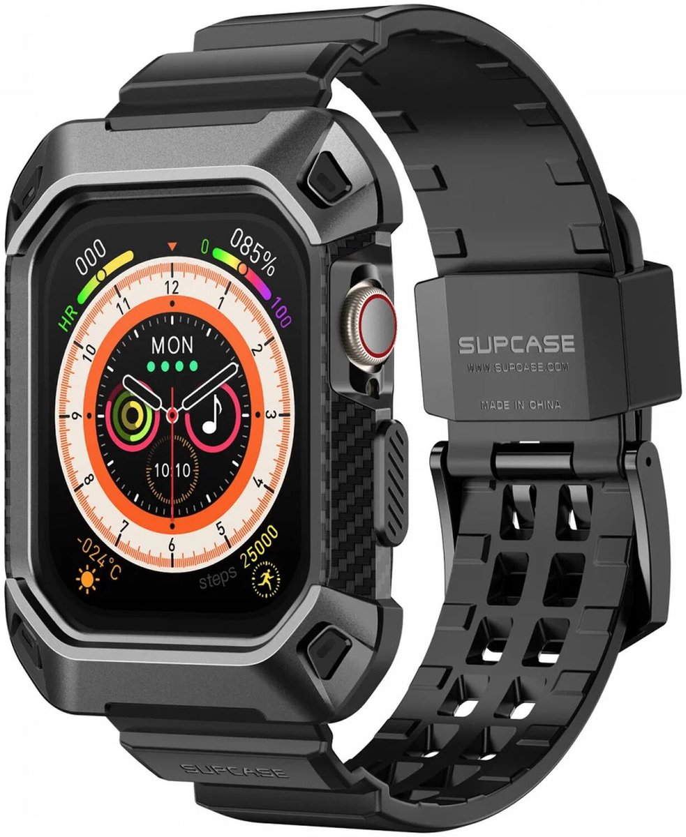SUPCASE UB Pro - Apple Watch 11/10 46MM Hoesje - met Bandje - Zwart