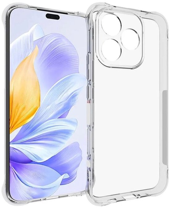 Transparant Hoesje Geschikt voor Honor 400 Lite | Schokbestendig TPU | Back Cover | Dun | Flexibel | Shockproof | Doorzichtig