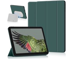 Tablet Hoes Geschikt voor Google Pixel Tablet | Book Case met Standaard | Kunstlederen Beschermhoes | Tri-fold | Groen