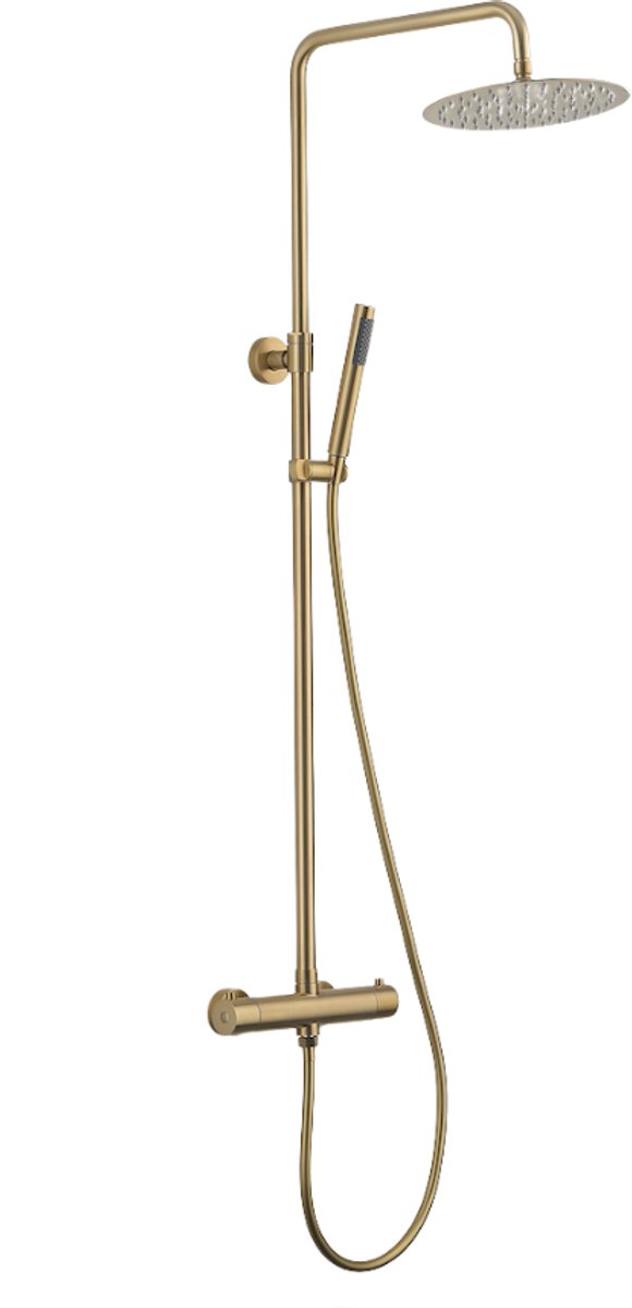 LINEA UNO - Boga - Goud - Thermostaat doucheset opbouw - - 201382
