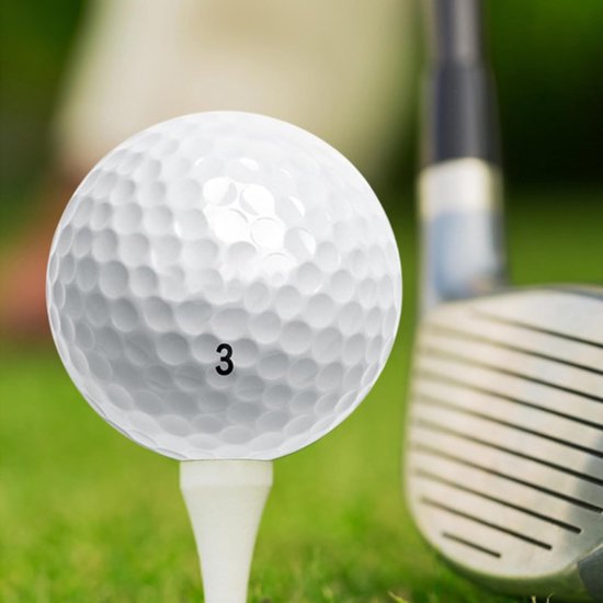 Drielaagse Golfbal - Trainingsbal Pro Bal - Golf Training - Geavanceerde Controle - 42.7 mm - Meerkleurig — afbeelding 4