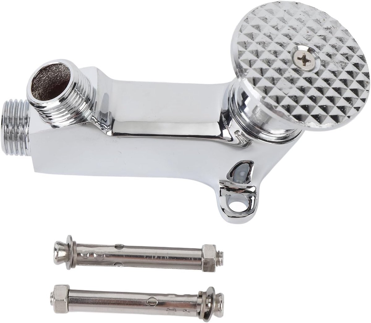 Voetpedaalklep Kraan - Voetschakelaar Water - Hygiënisch Werken - Contactloze Bediening - 17D x 16B x 6H cm - Messing