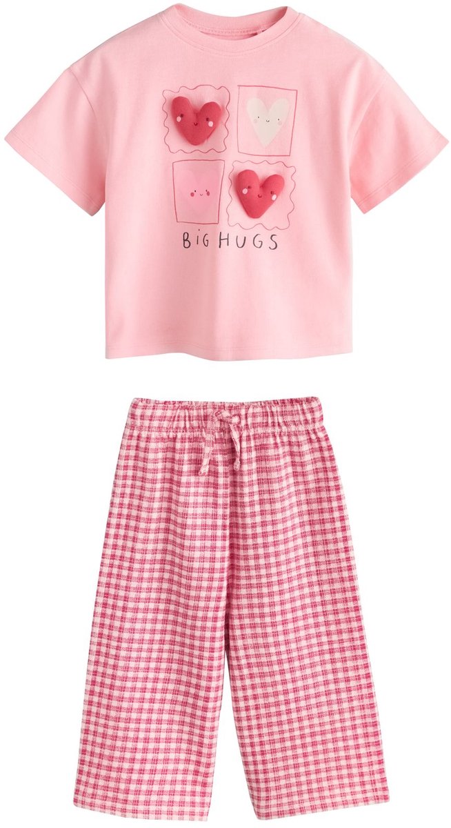 Next - Meisjes - Top en joggingbroek - Roze