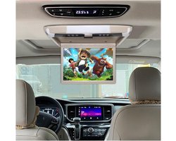 Hoofdsteun Monitor - Automonitor DVD-speler - Reizen Verrijken - Neerklapbaar HD-scherm - 12.1 inch - Zwart