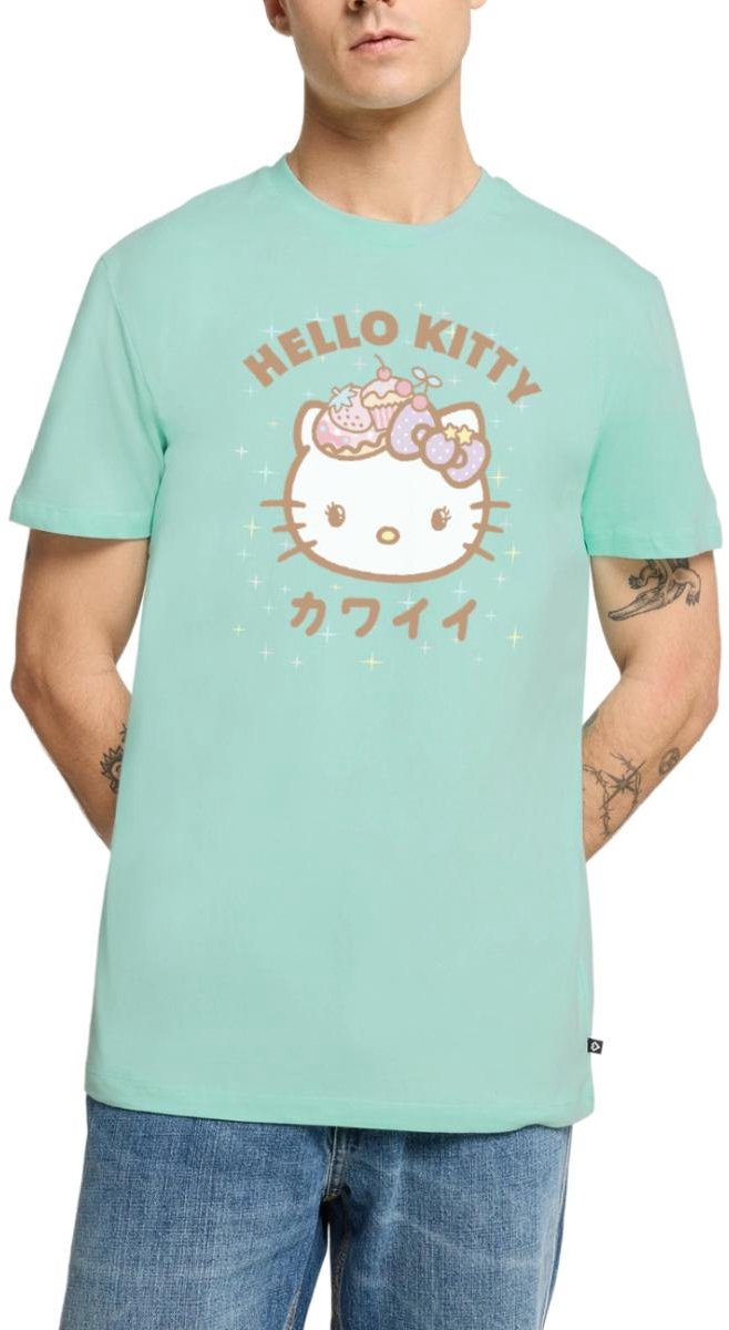 Hello Kitty Kawaii Stijlen Met Sterren Premium T Shirt Heren