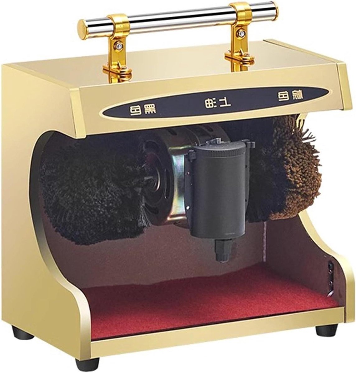 Automatische Schoenpoetsmachine - Elektrische Schoenpoetser - Schoenen Glanzend Houden - Hands-Free Bediening - 8kg - Goud