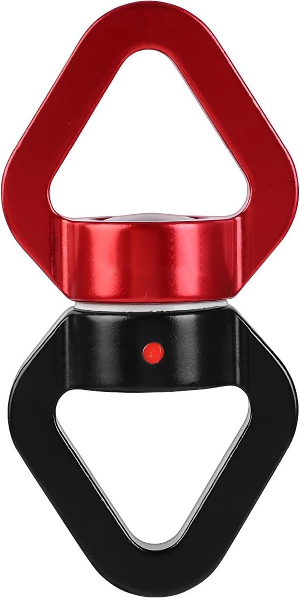 Klimhaak Karabijn - Veiligheid Haak - Outdoor Avontuur - 30kN Sterkte - 110 x 55 mm - Zwart Rood