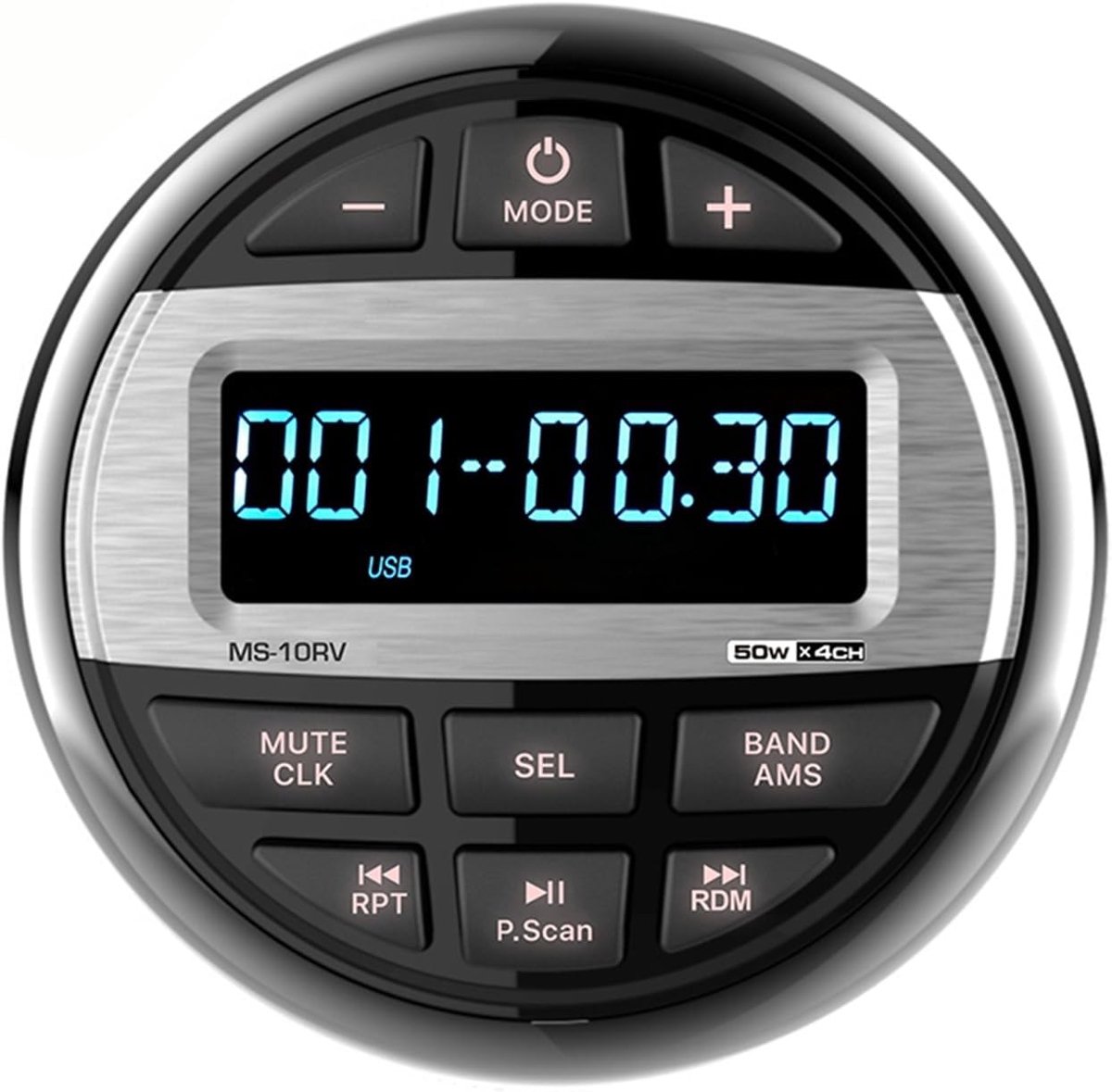 Mariniersradio Systeem - Bootradio Bluetooth - Muziek Luisteren - Waterdicht Ontwerp - 15.9 Inch Mast - Zwart