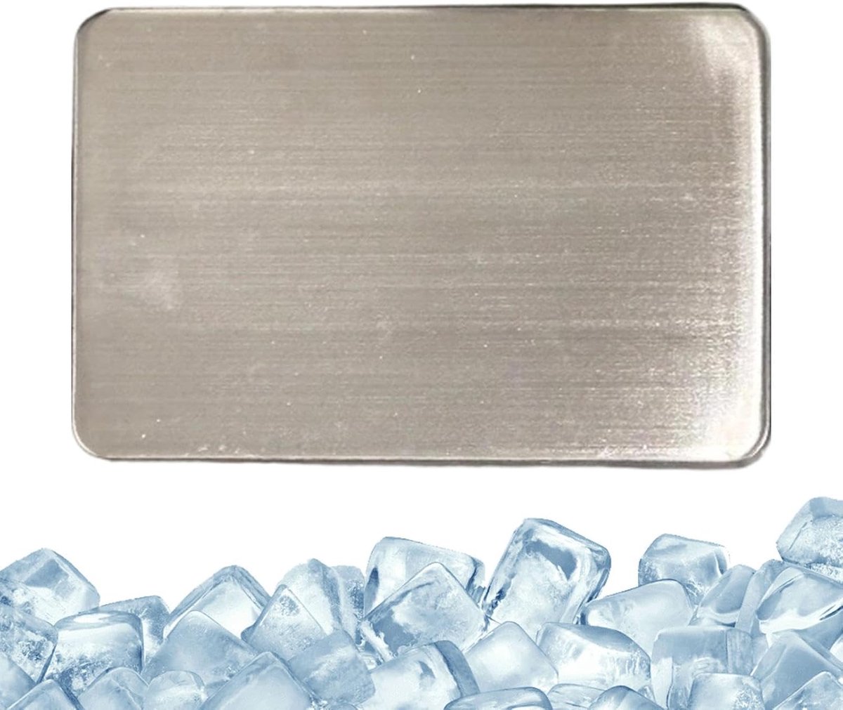 Roestvrijstalen Koelpack - Herbruikbare IJspakken - Voedsel Koelen - Langdurige Krachtige Koeling - 17.6 x 11.6 cm - Zilverkleurig
