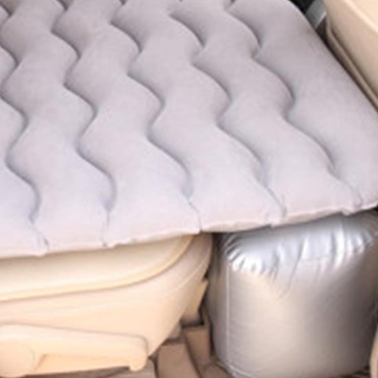 Auto Luchtmatras - Opblaasbaar Bed - Kamperen en Reizen - Veelzijdig Bank Ontwerp - 135x70 cm - Grijs — afbeelding 3