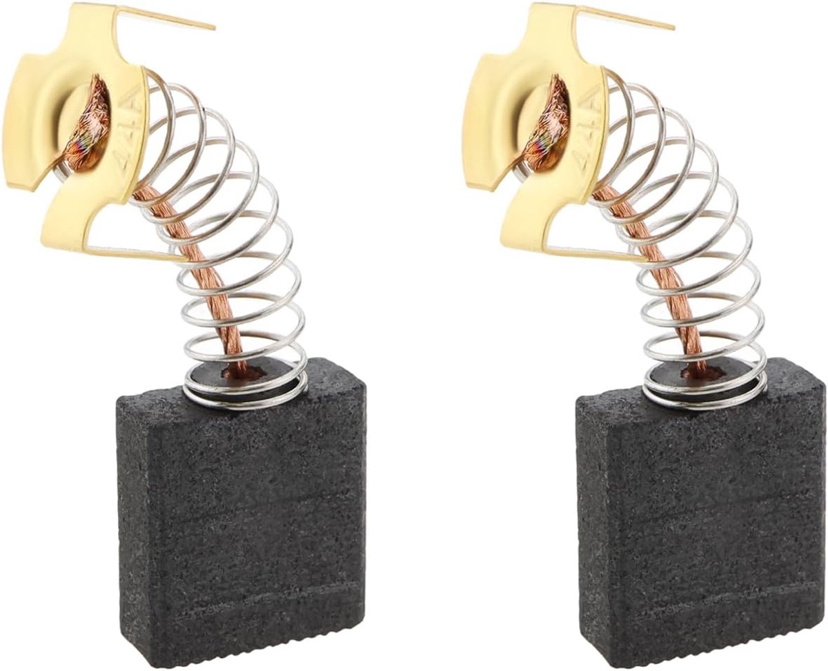 1 Pair 7mm x 17mm x 18mm Motor Carbon Brushes Compatible with Macallister MSBR1700-A Demolition Concrete Crusher 1700W - ShopVlot