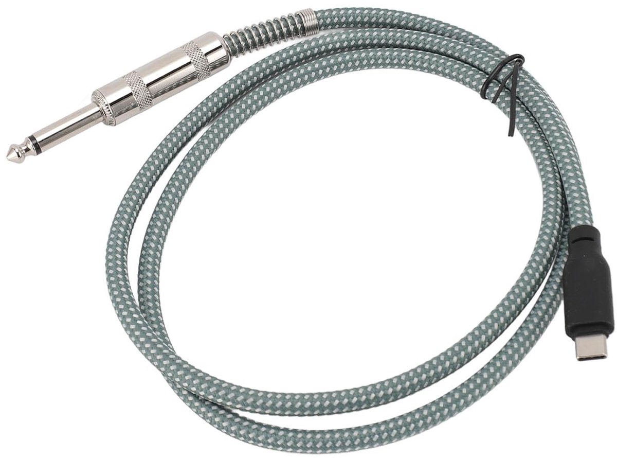 USB C To 6.35Mm 1/4 Inch TRS Cable, USB Type C To 6.35mm Stereo Audio Cable, Type C To 1/4 Audio Adapter Aux Jack - ShopVlot