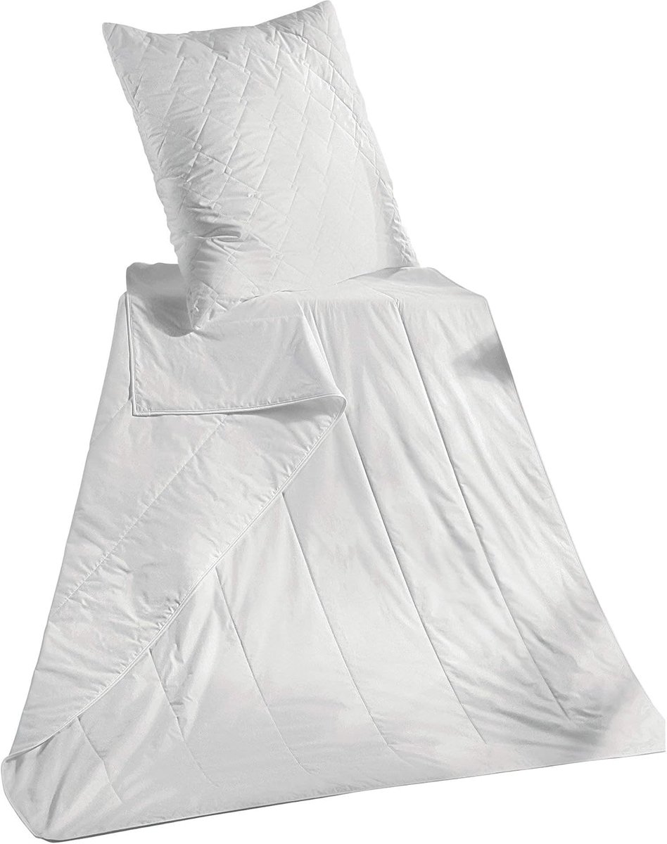 SnelShoppen - Centa Star Royal Cassette Bed 135/140 x 200 cm, Wit, Ademend, Hoogwaardige PrimaLoft Vulling, Wasbaar tot 60°, Voor Comfortabel Slapen