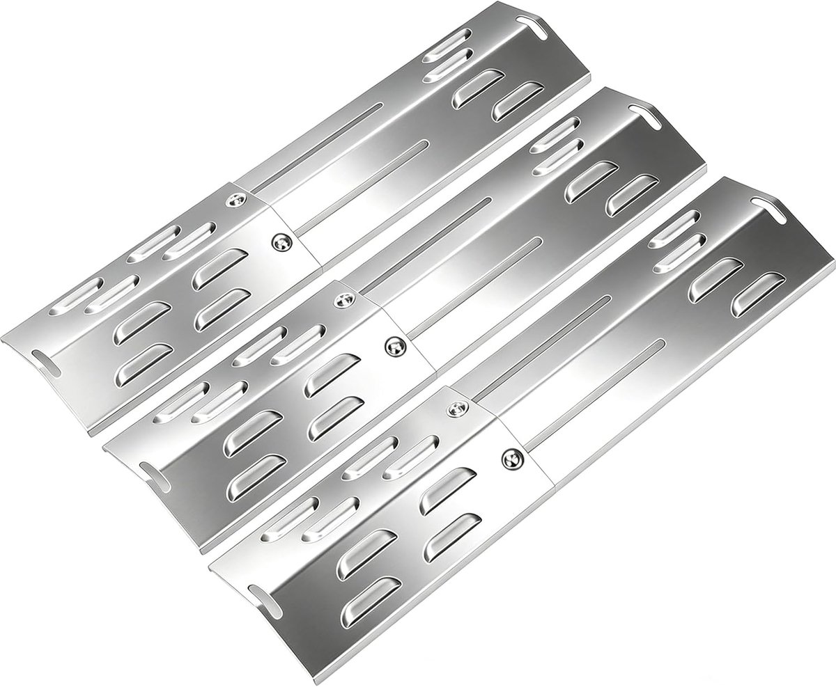 Universele branderafdekking, 29 tot 43 cm, vlamverdeler, grill, reserveonderdelen voor Jamestown, Charbroil, Landmann, Enders, Taino, Barbecook, Proficook, 3 stuks
