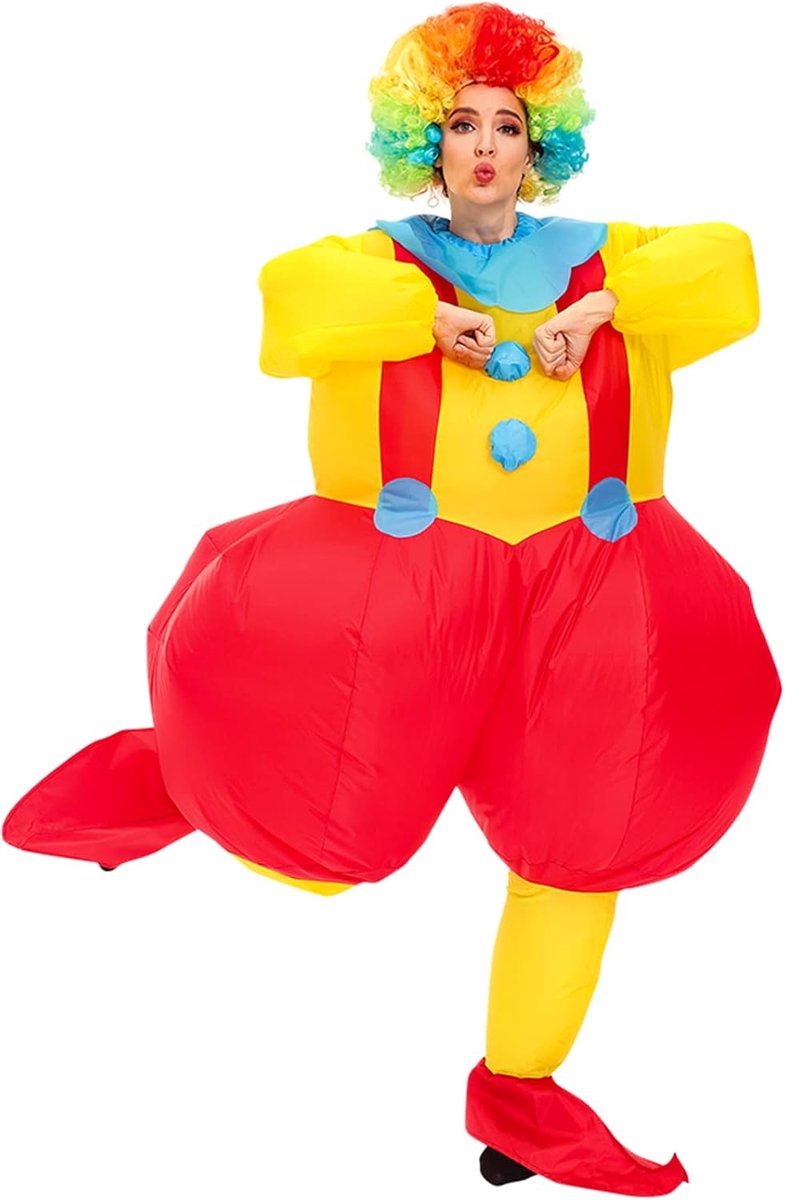Grappig Opblaasbaar Kostuum Opblazen Outfits Kerstmis Halloween Pak Festival Pak
