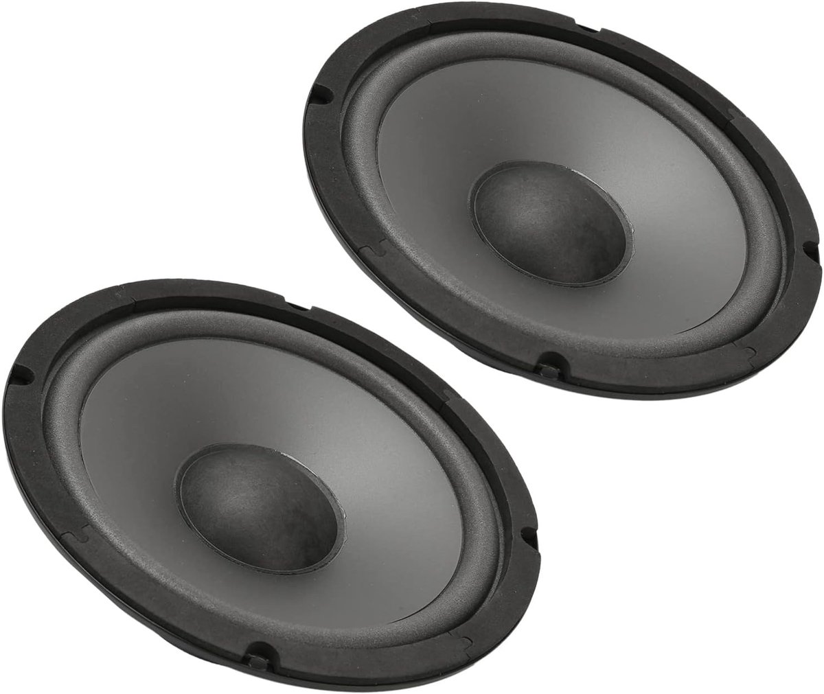 SnelShoppen - 2 Stuks Coaxiale Autospeakers 6 Inch, 600W Volledige Bereik Bas, 93DB Gevoeligheid, Ideaal voor Auto Geluidssystemen