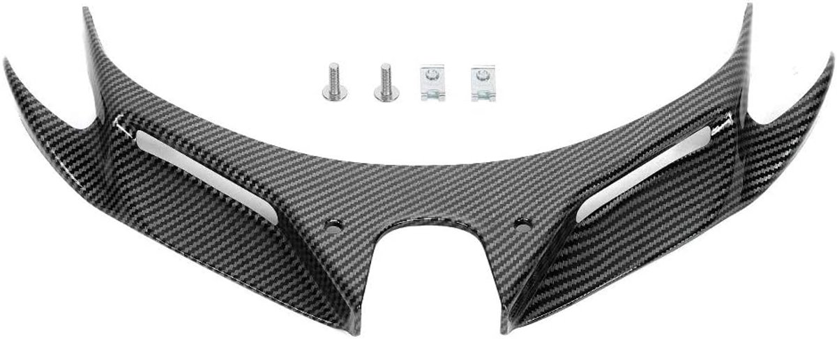 winglets van KIMISS vooraan, aerodynamische vleugelafdekking in carbonfiberstijl