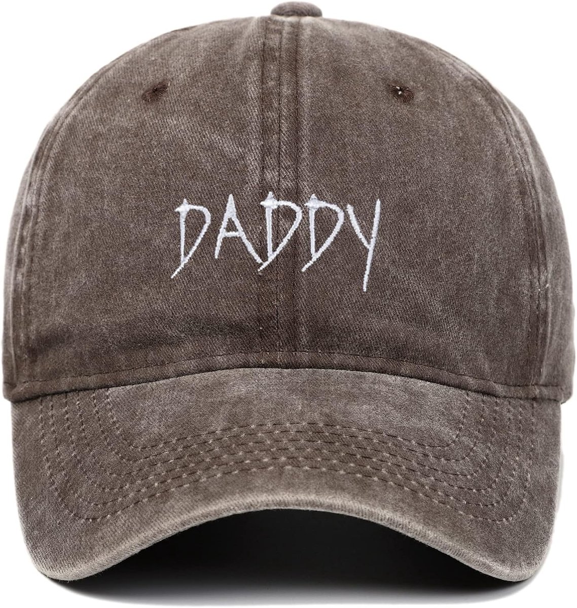 Hat Distressed Baseball Cap verstelbare geborduurde katoenen bal hoed gewassen laag profiel Baseball Dad Cap voor vader