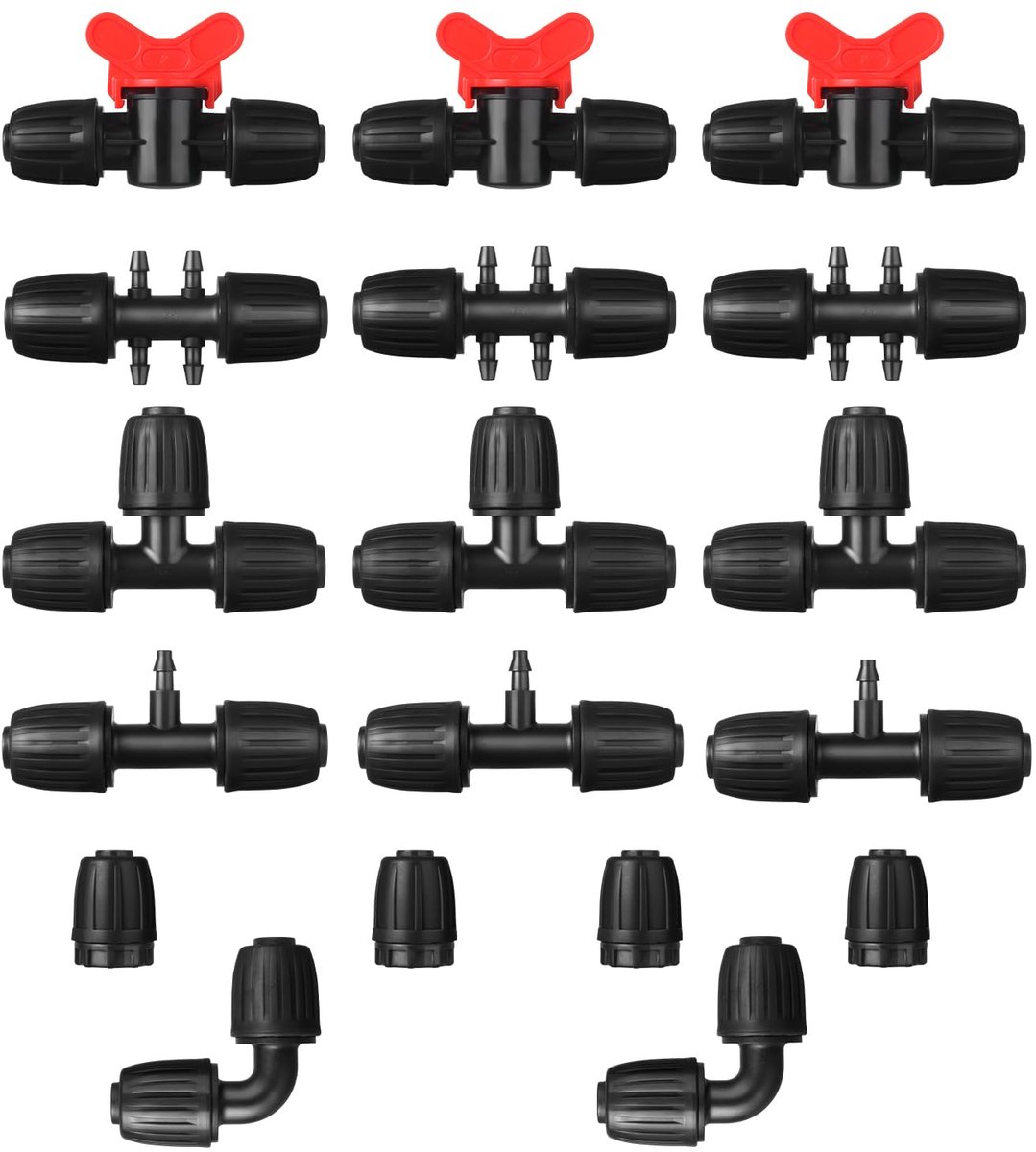 Onderdelen, tuinirrigatie, barbecue-aansluiting, druppelirrigatiewaterslangaansluitingen, irrigatiebuis, anti-val-kwaliteitsfitting, multifunctionele set