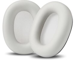 PadZ XM6 XL – Extra grote vervangende oorkussens compatibel met Sony WH-1000XM6 van Wicked Cushions | Grotere ooropening, verbeterd comfort en geluidsisolatie | Platinum Silver