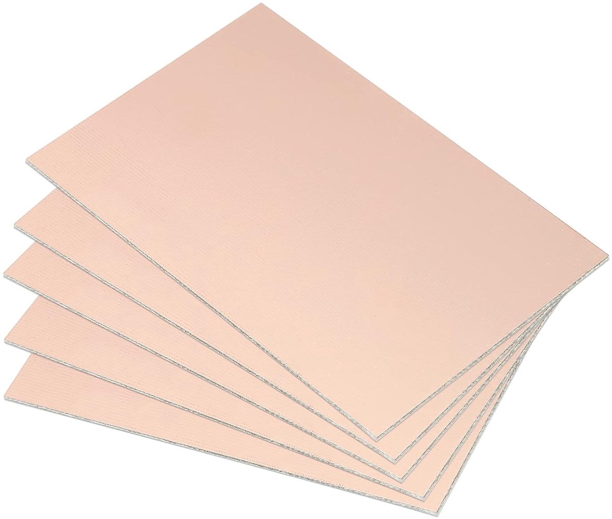 FR4 Dubbelzijdig Beklede Koper, 5 Pak 100 x 70 x 1.2mm PCB Gelamineerde Printplaat