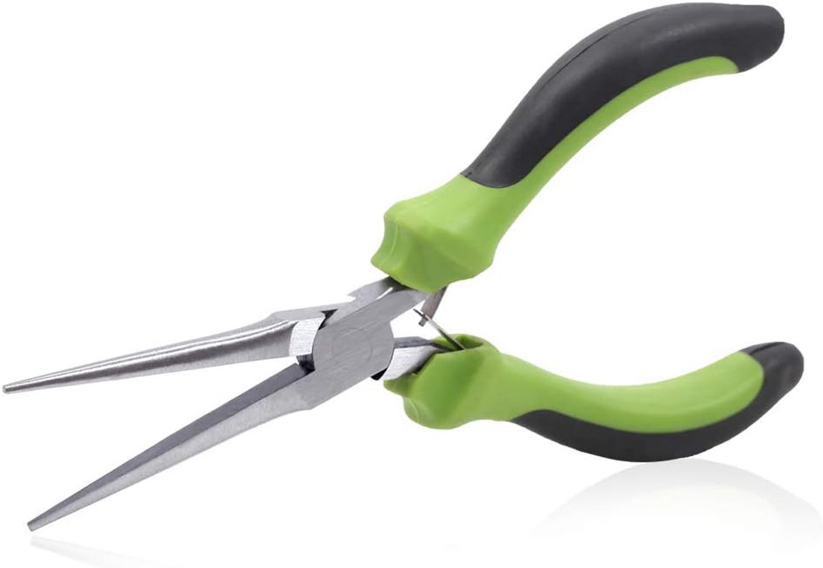 15,2 cm mini naaldsnaveltang voor het maken van sieraden, extra lange en dunne tang, professioneel gereedschap, kralen, knutselen