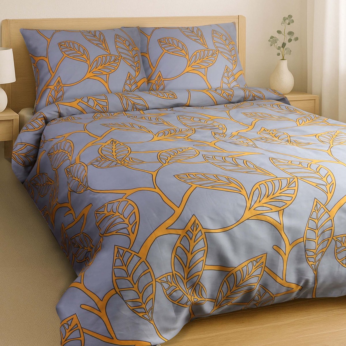 Darymex Satynlove - Dekbedovertrek set (2-delig) - 100% Katoen-Satijn - Met Ritssluiting - 140x200 cm