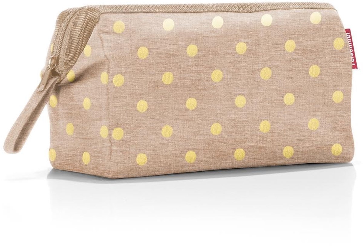Omgoods - Waterafstotende Cosmetische Tas met Handriem, Metallic Dots