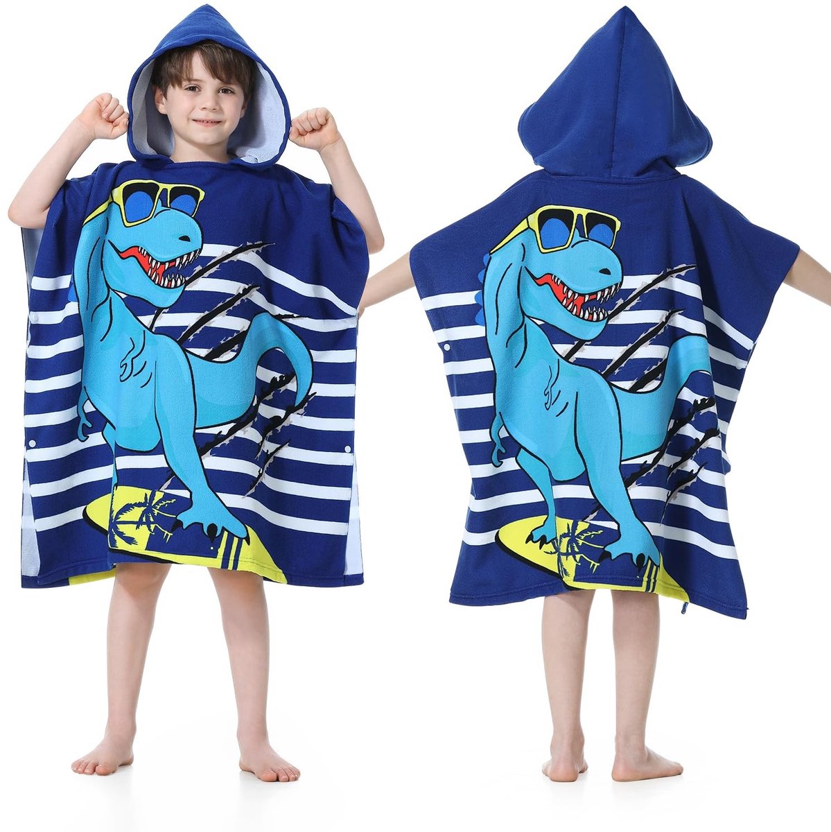 Omgoods - Kinderen Bad Poncho Microfiber met Capuchon