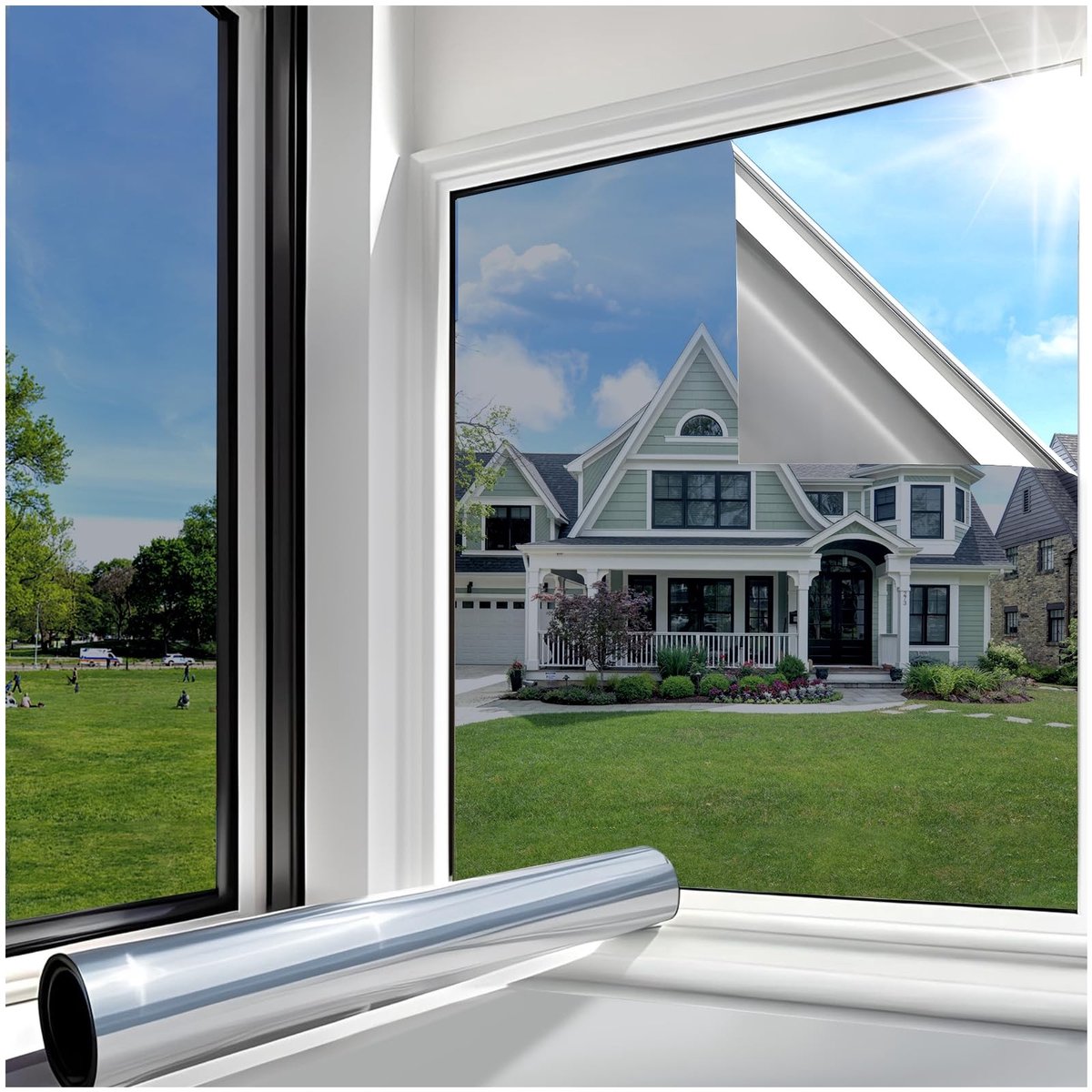 Omgoods - Matte Raamfolie voor Privacy en UV-bescherming